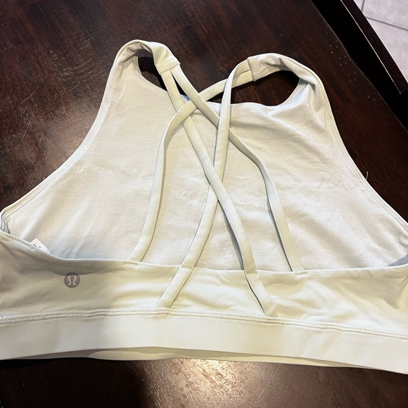 LULULEMON PELOTON light mint sport bra size 12 - Picture 2 of 4